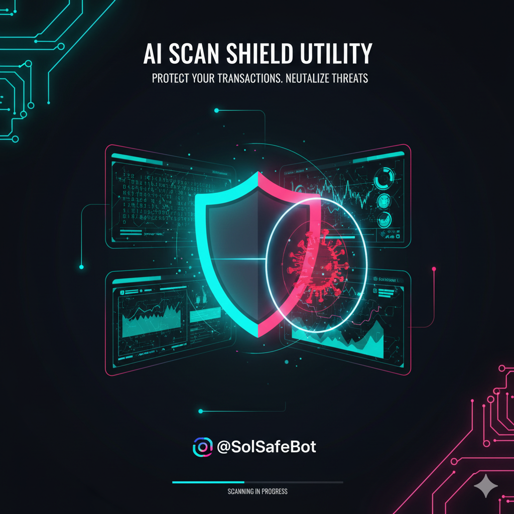 AI Scan Shield - SolSafe utility visualization
